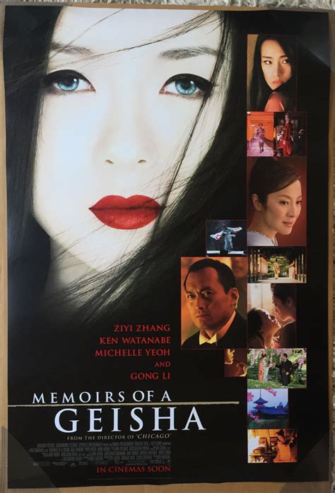 Memoirs Of A Geisha Movie Poster 2 Sided Original Intl Final 27x40 Ebay