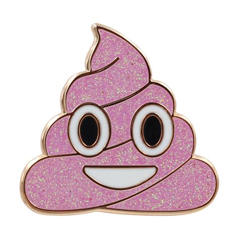 Poop Emoji Pin Series By Real Sic Emoji Poop Enamel Pins Glittery
