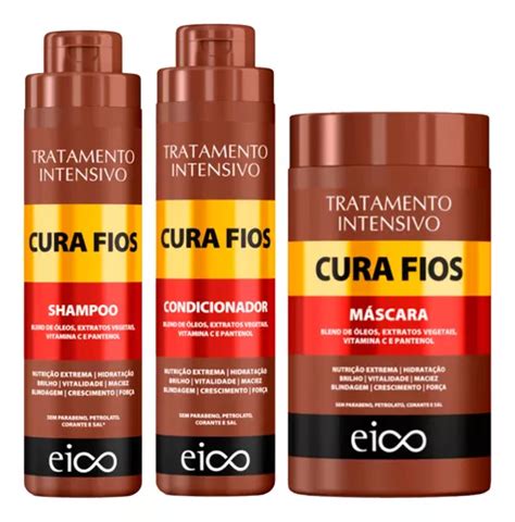 Kit Eico Tratamento Cura Fios Grande Mercadolivre