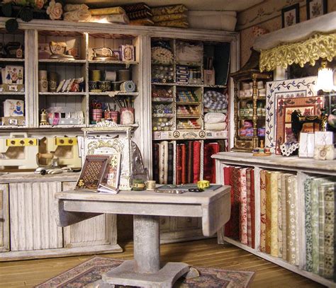 My Shop Work In Progress In A Lundby Dollshouse Miniature Quilts