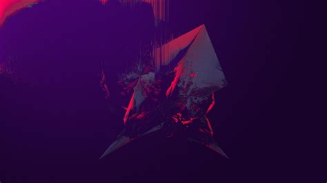 Wallpaper Digital Art Abstract Space Red Purple Magenta