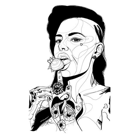 Christy Mack Drawing By Ricardo Camoes Pixels