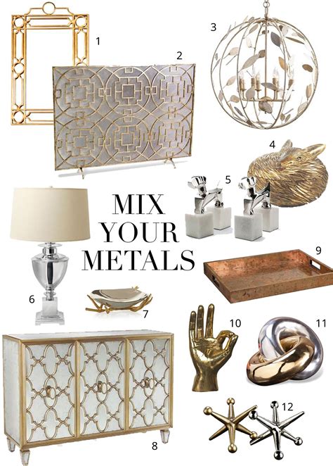 Mixed Metals How To Mix Metals In Interior Design Mixed Metals Ideas Get On The Hottest 2016