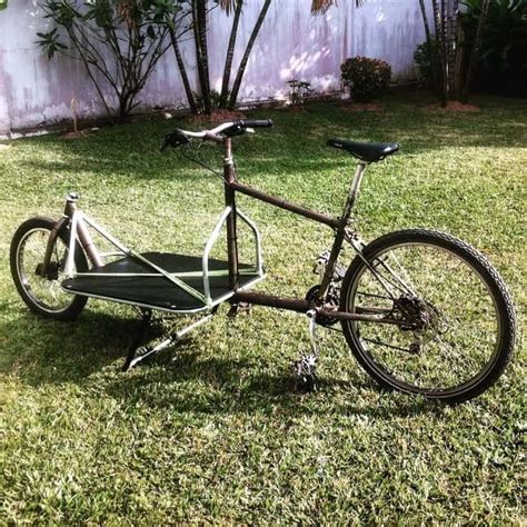 Diy cargo bike on the cheap. DIY Cargo bike on the cheap. Free cargo bike plans | Cargo bike, Bike, Homemade trailer