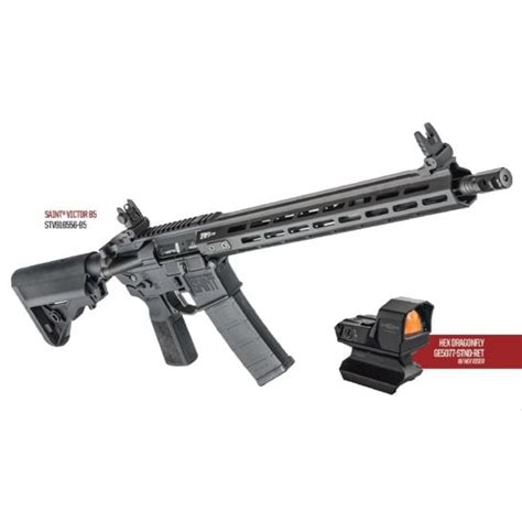 Springfield Saint Victor B5 556 Ar 15 Rifle With Hex Dragonfly Black