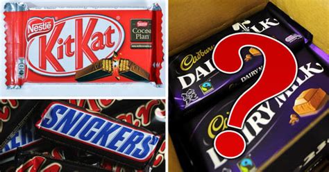 Britains 30 Favourite Chocolate Bars Ranked Has Yours Made The List