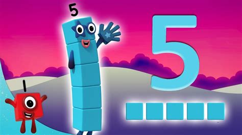 Numberblocks The Number 5 Learn To Count Learning Blocks Youtube