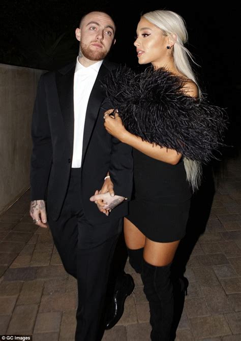 Mac Miller Says That Hes Happy For Ex Girlfriend Ariana Grande Daily Mail Online