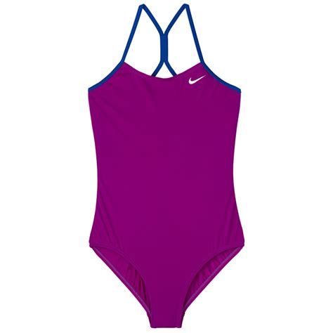 Nike Big Girls Solid Racerback One Piece Swimsuit Bobs Stores