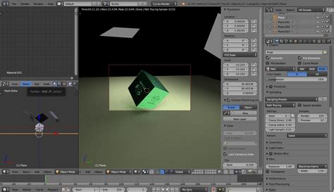 Cycles Render Engine Rendering With Opengl In Blender Does Not Show