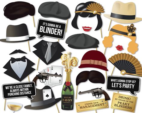 Roaring Twenties Photo Booth Props