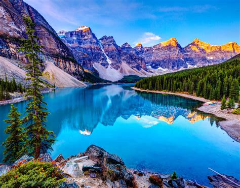6 Canada Pictured Moraine Lake At Sunrise Top 20 Summer Holiday