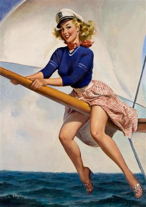 Us Navy Girl Pop Art Pin Up Vintage Poster Classic Retro Kraft