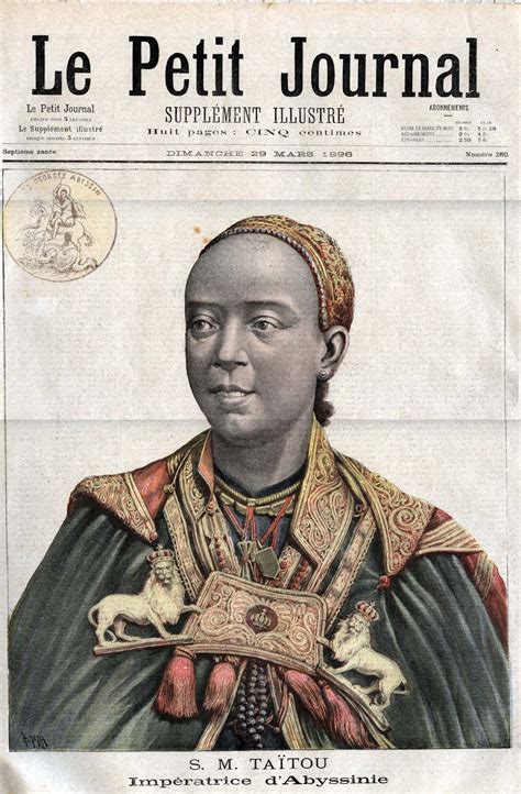 Empress Taytu The Wife Of Ethiopian Emperor Menelik African History