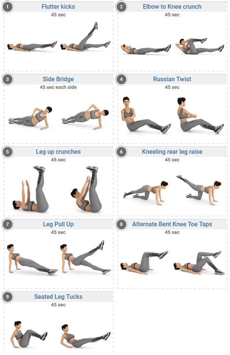 9 exercises home abs workout abs and obliques workout abs workout six pack abs workout