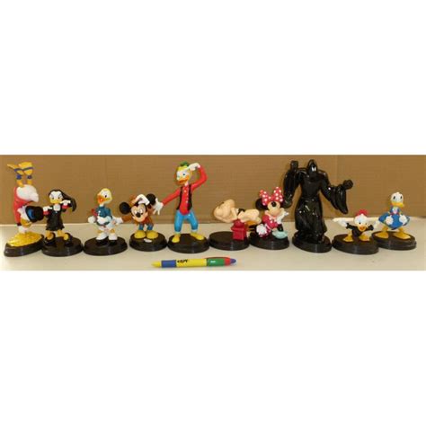 Very Rare Complete Set 60 Different 3d Figures Statue Disney Collection
