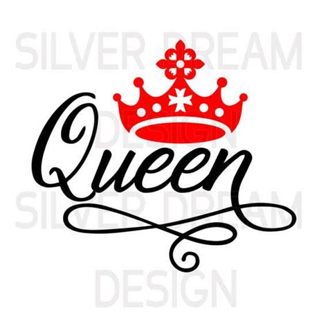 King And Queen Svg King Queen Shirts Svg Files Couples Queen Tattoo