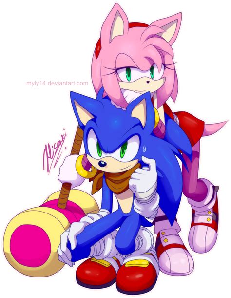 Sna Id By Myly14 On Deviantart Sonic Sonic And Amy Amy Rose
