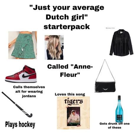 “just your average dutch girl” starterpack 9gag