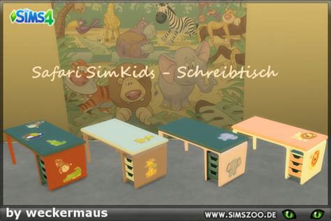 Blackys Sims 4 Zoo Safari Kids Desk • Sims 4 Downloads