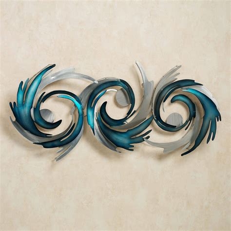 20 Collection Of Teal Metal Wall Art