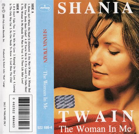 Shania Twain The Woman In Me Thailand Cassette Album Shania Twain Cassette It Takes Two