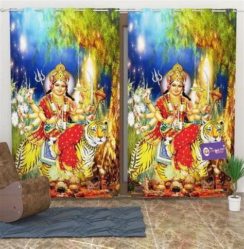 Multicolor Printed Digital Temple Curtains At Rs 300piece In Panipat