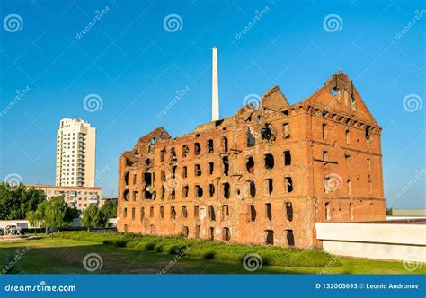 The Gerhardt Mill Ruined During The Battle Of Stalingrad Volgograd