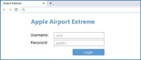 Apple Airport Extreme Default Login Ip Default Username And Password