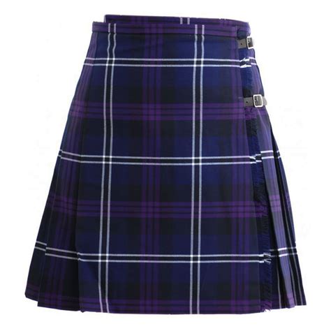Ladies Deluxe Tartan Kilted Skirt Heritage Of Scotland Tartan Pleated