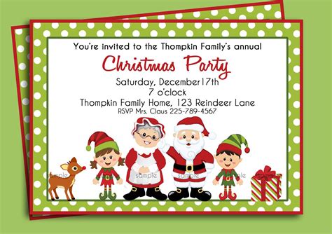 The good thing about christmas is that they are celebrated every year, invite us to celebrate with our family and friends, at christmaspartyinvitations.org you. Christmas Eve Dinner Invitation Wording