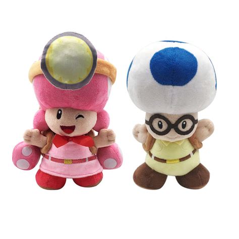 Buy Super Mario Bros Toadette Blue Toad With Backpackfor Captain Toad