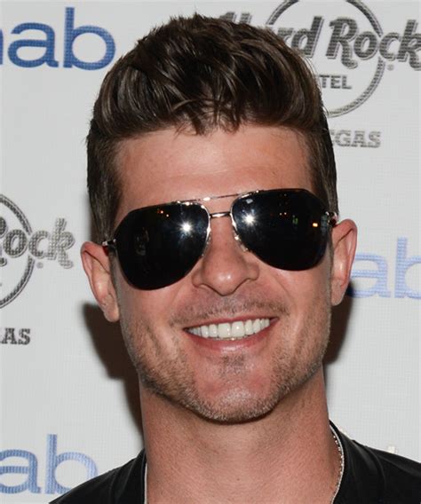 I want to ask a question about your style. Robin Thicke Hairstyles in 2018