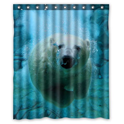 5.0 out of 5 stars 3. ZKGK Polar Bears Waterproof Shower Curtain Bathroom Decor ...