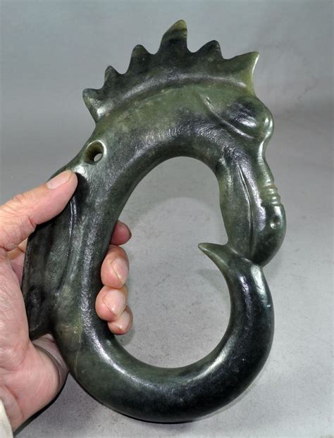 Old Chinese Hongshan 紅山 Culture 4500~3000 Bc Jade Dragon