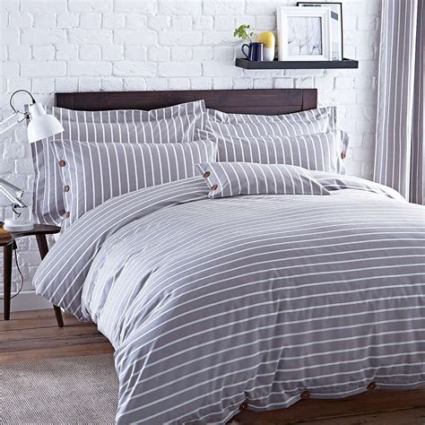 Elements Stripe Bed Linen Collection Striped Duvet Covers Bed Linen