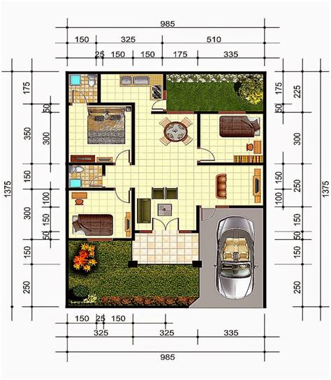 Informasi desain rumah sederhana ukuran 7x12 prosforjdacom via prosforjda.blogspot.co.id. Contoh Denah Rumah Kayu - Informasi Desain dan Tipe Rumah