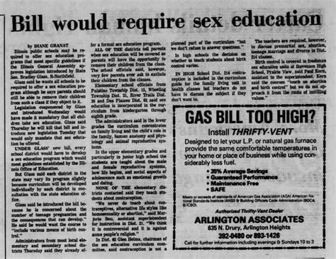Bill Would Require Sex Education