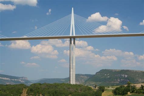 The Millau Bridge In France Editorial Stock Image Image Of High