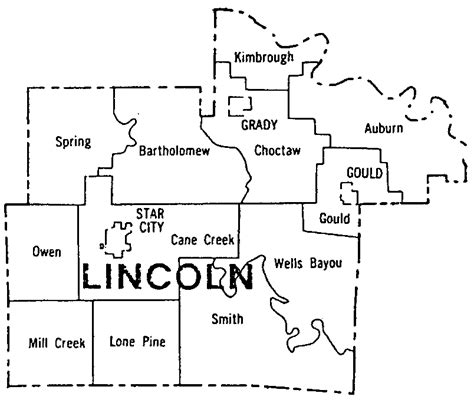 Township Map Lincoln County Argenweb