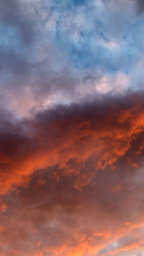 Download Wallpaper 938x1668 Sky Clouds Sunlight Sunset Environment