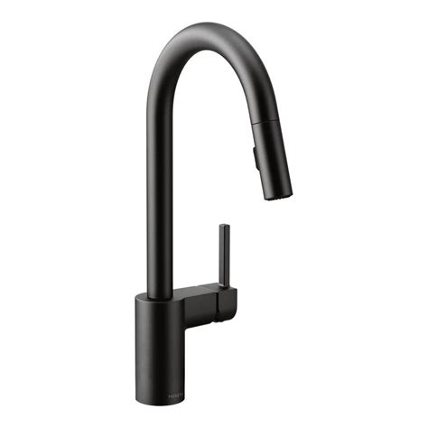 Moen matte black kitchen faucets. MOEN Align Single-Handle Pull-Down Sprayer Kitchen Faucet ...