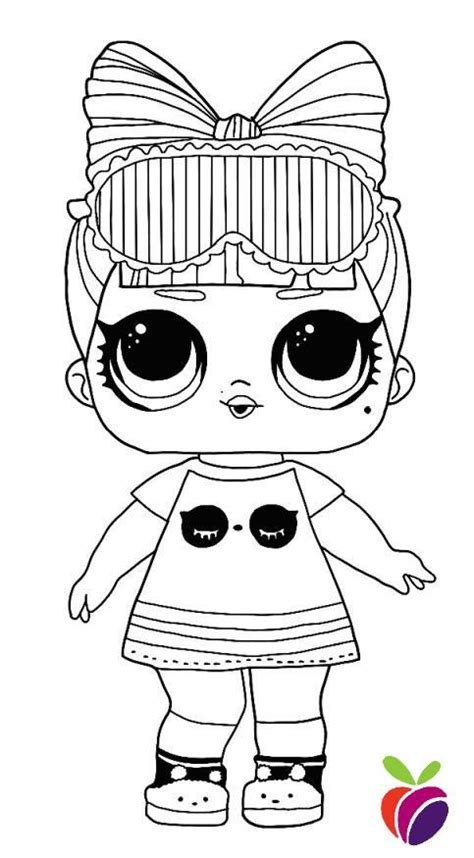 Lol Glitter Series Lol Surprise Omg Dolls Coloring Pages Printable