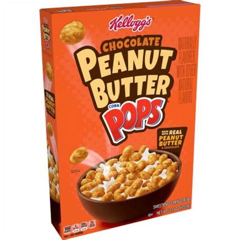 Kelloggs Corn Pops Breakfast Cereal Chocolate Peanut Butter 105 Oz