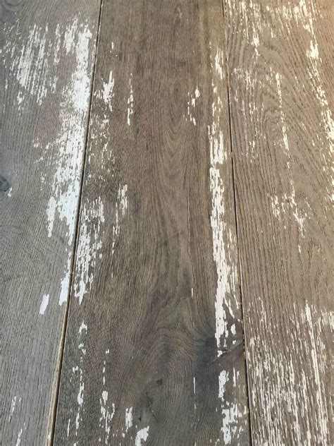 Distressed Wood Flooring Painted Worn Floorboards