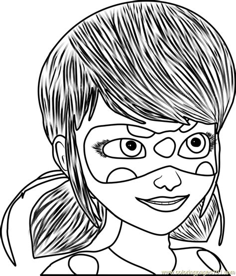 But every day, marinette disguises herself as a ladybug costume and turns into ladybug. Miraculous Ladybug Coloring Page - Free Miraculous Ladybug ...