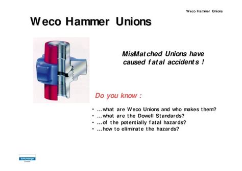 Pdf Weco Hammer Unions Well Control Unions Pdfthe Hammer Union On
