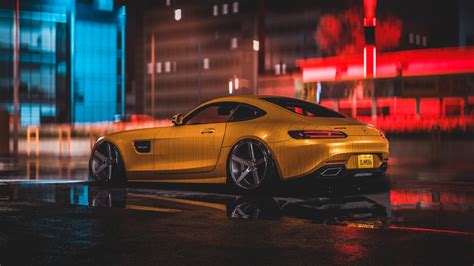 mercedes amg yellow 4k hd cars 4k wallpapers images backgrounds photos and pictures