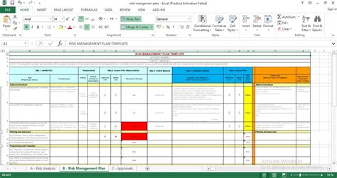 Risk Mitigation Plan Template Excel The Best Porn Website