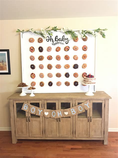 Donut Wall For Baby Shower Sprinkle Baby Shower Diaper Baby Shower